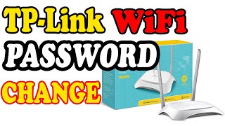 How to Change WIFI Password on TP Link Router TL WR840N  TPLINK Router WiFi Password Change [upl. by Idet]