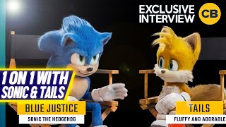 We go 1 on 1 With Sonic and Tails Sonic 2 Exclusive [upl. by Ohnuj]