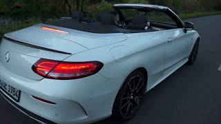 MercedesBenz CClass C43 AMG Convertible White  Sound  Exhaust  Start  2017  HD [upl. by Ylera]