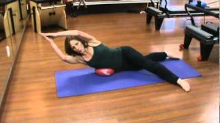 Pilates Exercises Using a Soft Ball [upl. by Ellerehc469]