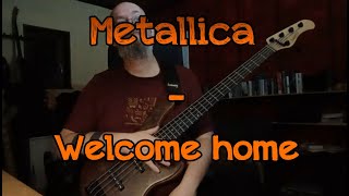 216 Metallica Welcome home Sanitarium bass cover [upl. by Rhyne]