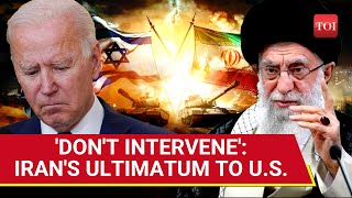 Iran Warns US To Stay Away From Its Conflict With Israel After Ballistic Missile Attack  Details [upl. by February]