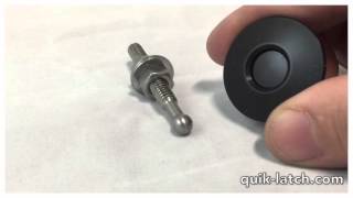 QL25SB black anodized mini QuikLatch demo [upl. by Darnall]