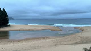 Waves entering Terrigal Lagoon [upl. by Enohsal]