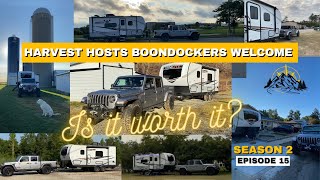 HARVEST HOSTS BOONDOCKERS WELCOME  Is it worth it [upl. by Aihsia135]