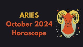 Aries October 2024 Horoscope  Aries Horoscope October 2024 [upl. by Abbot]