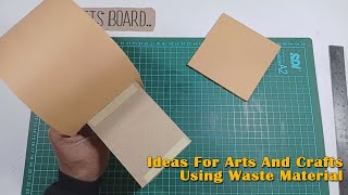 Craft Using Cardboard  How To Make A Decorative Tissue Box Cover Out Of Cardboard [upl. by Vincents]