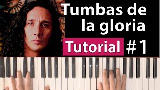 Como tocar quotTumbas de la gloriaquotFito Paez  Parte 12  Piano tutorial y partitura [upl. by Scibert414]