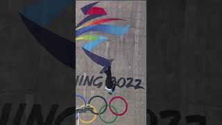 Anna Gasser took gold in the Big Air at the Olympics in Beijing 2022 shorts [upl. by Kcyrred]