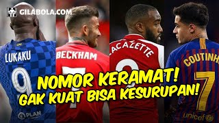 DAFTAR NOMOR PUNGGUNG TERKUTUK AC Milan Barcelona Manchester United dan Arsenal [upl. by Pilihp]