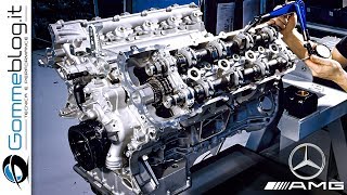 Mercedes AMG V8 ENGINE  PRODUCTION German Car Factory [upl. by Winston]