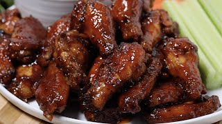 Easy Honey BBQ Chicken Wings Recipe  How To Make The Best BBQ Wings [upl. by Hajidak]