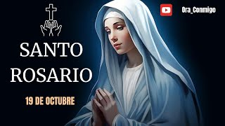 SANTO ROSARIO 19 DE OCTUBRE MISTERIOS GOZOSOS [upl. by Warton813]