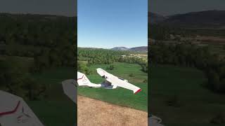 Soaring Above the Mountains msfs2020 aviation flightsimulator flight aerial drone [upl. by Pokorny]