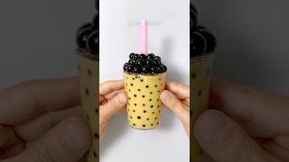 역재생 버블티 말랑이⏪⏪⏪Reverse Play🧋Boba Tea Squishy DIY with Nano Tape 실리콘테이프 [upl. by Eintrok]