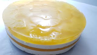 Pineapple Cheesecake Recipe  تشيز كيك الأناناس بدون فرن بطعم روعة [upl. by Temple]