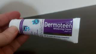 Dermoteen whitening cream Review Dermoteen whiteningcream spf30 [upl. by Orips]