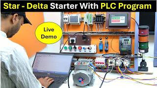 Star Delta Starter PLC Ladder Diagram  Star Delta PLC Programming  Star Delta Starter PLC [upl. by Oinafipe]