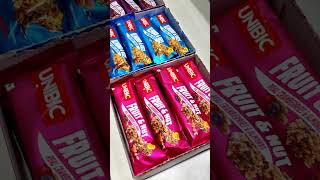 Unibic protean bar  UNIBIC  protean bar  new box unboxing  new box opening  chocolate lover [upl. by Tamanaha98]