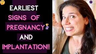 9 Implantation Signs and Symptoms  Pregnancy Signs in Two Week Wait  Implantation Symptoms [upl. by Carlstrom280]