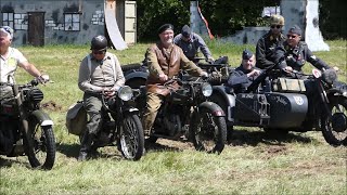 War Bikes  Military Motorcycles at the Overlord Show 2024 [upl. by Mandle810]