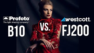 Westcott fj200 vs the Profoto b10  Product Review [upl. by Lowndes]