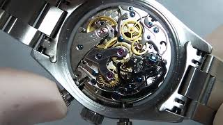 WANCHER CHRONOGRAPH Type2  シーガルST19ムーブメント [upl. by Elmina]