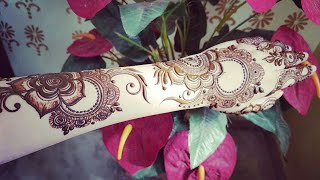 Diwali special mehndi design for backside of hand 2017 1 [upl. by Nealy]