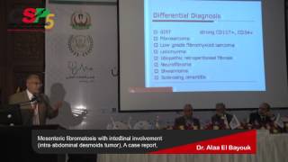 Session 7  Mesenteric fibromatosis with intestinal involvementDr Alaa El Bayouk [upl. by Neivad]