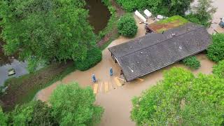 Hochwasser in Wadgassen Saarland [upl. by Ahseinet137]