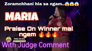 MARIA LALMUANPUII  KA LO HAW  with Judge Comment [upl. by Larissa]