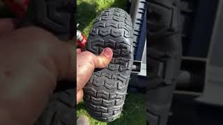 Best Garden Cart or Wheelbarrow Tire Hack Fill It Full of Foam for 8 [upl. by Nitnilc]