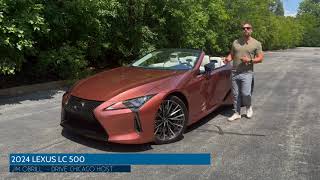 2024 Lexus LC 500 Convertible Updates [upl. by Eelam764]