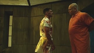 The Punisher amp Wilson Fisk  Fight Scene In the Prison  Daredevil 2x09  2016 HD [upl. by Nebuer582]