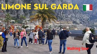 LIMONE SUL GARDA  BRESCIA  ITALY  COMPLETE WALKING TOUR 64 minutes [upl. by Htennek200]