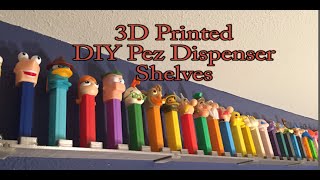 Custom 3D Printed Pez Dispenser Shelves [upl. by Lenzi68]