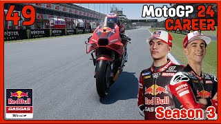 MotoGP 24 Career Mode Part 49 CHAMPIONSHIP TIGHTENING UP  Catalunya GP Season 3 [upl. by Eiaj68]