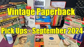 VINTAGE Book  PAPERBACK Pickups  September 2024  Corgi  Pan  Penguin Rarities ASMR Maybe [upl. by Silvie]