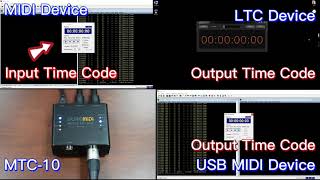 【DOREMiDi】MIDI to SMPTE LTC Timecode ConverterMTC10 [upl. by Nyloc]