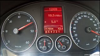 Vw Jetta Mk5 20 Tdi PD140 Dsg Top speed Acceleration Test [upl. by Telfore]