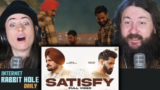 SATISFY  Official Music Video  Sidhu Moose Wala  Shooter Kahlon  irh daily REACTION [upl. by Cointon767]