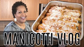 Manicotti VLOG 3 How to make DELICIOUS Manicotti with Ground Beef [upl. by Oirottiv]