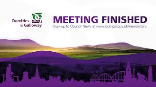 Dumfries and Galloway Council  Full Council Meeting 3rd October 2024 [upl. by Fay]