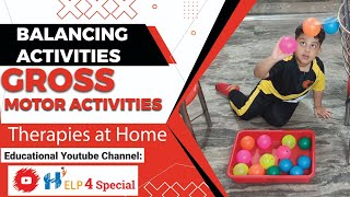 Balancing Activities  Gross Motor Activities  Therapies at Home  Help 4 Special [upl. by Meagher]