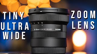 Sigma 1018 F28  Full Review  Best Ultra Wide Zoom Lens on Sony APSC a6700 a6600 a6500 etc [upl. by Yllak]