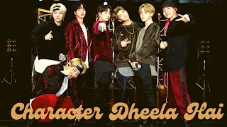 BTS Character Dheela Hai Hindi Song Mix BTS Fmv [upl. by Waxman]