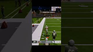 1st 99 yard pick 6 maximumfootball maximumfootballgameplay shorts madden collegefootball [upl. by Bowers]