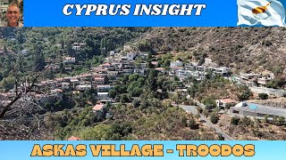 Askas Village in the Troodos Mountains Cyprus  Churches Houses amp More [upl. by Atinnod]