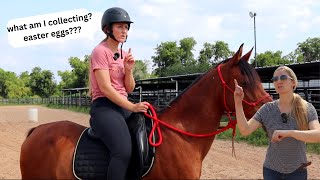 your FIRST Horse Back Riding lesson be like 😂 [upl. by Nnateragram]