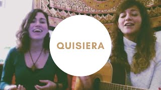 Quisiera  CNCO cover acústico Georgina amp Sarai [upl. by Dulcie]